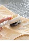 Load image into Gallery viewer, Liquid Adding Soft Fur Cleaning Brush, Multifunctional Shoe Brush, Long Handle Liquid Adding Cleaning Brush Clothes Cleaning Tools (Pack of 2) - Gardino