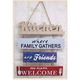 Load image into Gallery viewer, Gardino Wooden Wall Hanging For Home Decor  (26 inch X 12 inch), Multicolour Gardino