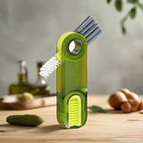 Load image into Gallery viewer, 3 in 1 Cup Lid Gap Cleaning Brush, Bottle lid Cleaning Brush, Tiny Bottle Cup Lid Straw Cleaner Tools (2Pcs, Multi Color) - Gardino