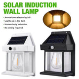 Load image into Gallery viewer, Solar Wall Lights Outdoor, Wireless Outdoor Solar Lamp Fixture, Solar Wall Lantern with 3 Modes &amp; Motion Sensor, Waterproof Exterior Lighting (Home Lamp 1 PCS ) - Gardino