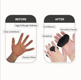 Load image into Gallery viewer, Anti-Slip Gym Grip- for Men &amp; Women - Anti-Slip Rubber with Palm Protection, Breathable Fingerless Design Set of 2 (Free pouch ) - Gardino