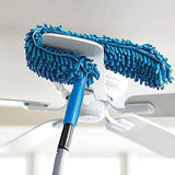 Load image into Gallery viewer, Foldable Microfiber Fan Cleaning Duster Flexible Fan mop for Quick and Easy Cleaning of Home, Kitchen, Car, Ceiling, and Fan Dusting Brush with Long Rod, Multicolour - Gardino