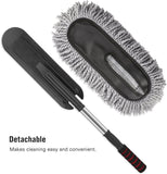 Load image into Gallery viewer, Microfiber Car Cleaning Soft Brush Ideal as Mop Duster, Washing Brush with Long Handle, Dust Cleaner Car Wash Brush with Handle, Soft Brush Scratch Free. - Gardino